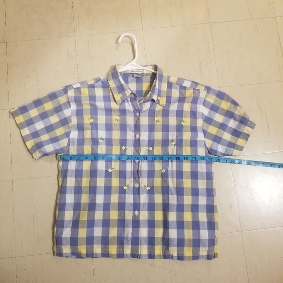 ‼️LAST CALL‼️Embroidered Flannel 2-piece Button Shirt - Picture 5 of 7